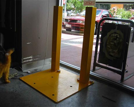 ATM anchor plate and chain specification